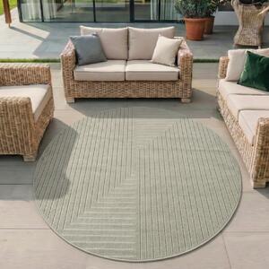 Covor Rotund NOVA V2 Verde 120x120 cm