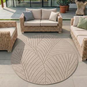 Covor Rotund NOVA V3 Bej 80x80 cm