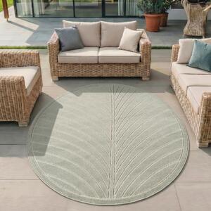 Covor Rotund NOVA V4 Verde 80x80 cm