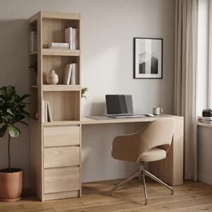 Birou Cliner, Sonoma, 140x50x180 cm