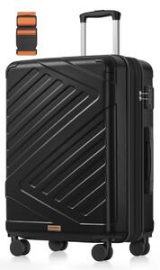 Troler Songmics, Trevo, Negru, 45x25x65 cm