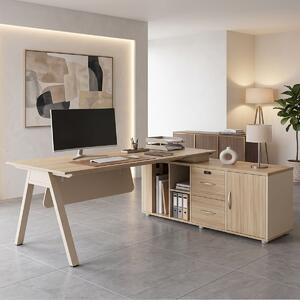 Birou Stark, Bej, 180x80x75 cm