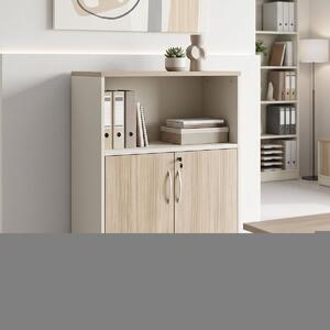 Dulap birou Greco, Bej, 80x40x120 cm
