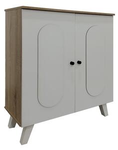Παπουτσοθήκη Cathi Λευκό 80x34x95 cm