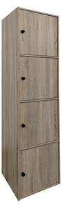 Ψηλό Ντουλάπι Gabino Sonoma 40x39x158 cm