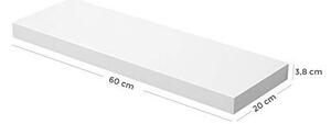 Ράφι τοίχου, Vasagle, LWS26WT, Λευκό, 60 cm