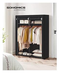 Πτυσσόμενη Ντουλάπα, Songmics, Μαύρο, RYG02BK, 43 x 140 x 174 cm