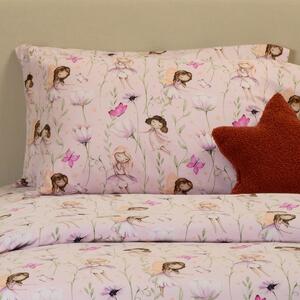 Ζεύγος Φανελένιες Μαξιλαροθήκες (53x72) Melinen Winter Line Naida Lilac