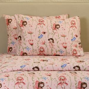 Ζεύγος Φανελένιες Μαξιλαροθήκες (53x72) Melinen Winter Line Naida Pink