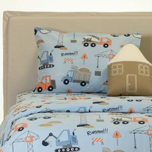 Ζεύγος Φανελένιες Μαξιλαροθήκες (53x72) Melinen Winter Line Bob Blue