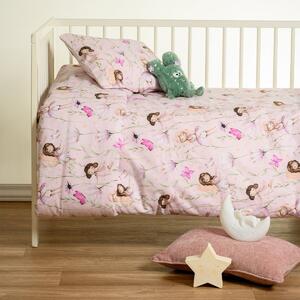 Φανελένια Παπλωματοθήκη Κούνιας (110x160) Melinen Winter Line Baby Naida Lilac