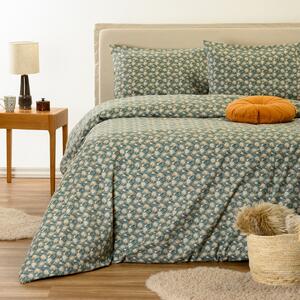 Φανελένια Παπλωματοθήκη Μονή (165x245) Melinen Winter Line Elsa Aqua