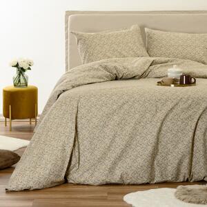 Φανελένια Παπλωματοθήκη Μονή (165x245) Melinen Winter Line Elsa Beige