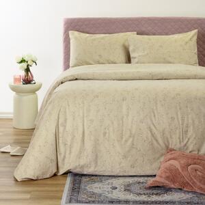 Φανελένια Παπλωματοθήκη Μονή (165x245) Melinen Winter Line Bianca Beige
