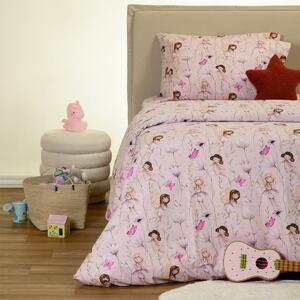 Φανελένια Παπλωματοθήκη Μονή (165x245) Melinen Naida Lilac Winter Line