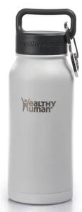 Μπουκάλι Θερμός Stein Healthy Human με χωρητικότητα 473ml και διατήρηση θερμοκρασίας 12h ζεστό / 24h κρύο - Pure White