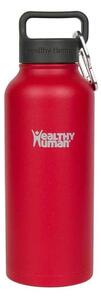 Μπουκάλι Θερμός Stein Healthy Human με χωρητικότητα 950ml και διατήρηση θερμοκρασίας 12h ζεστό / 24h κρύο - Red Hot