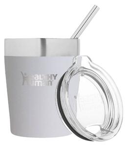 Ποτήρι Θερμός Cruiser Healthy Human με χωρητικότητα 354ml και διατήρηση θερμοκρασίας 12h ζεστό / 24h κρύο - Pure White