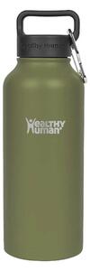 Μπουκάλι Θερμός Stein Healthy Human με χωρητικότητα 950ml και διατήρηση θερμοκρασίας 12h ζεστό / 24h κρύο - Olive