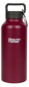 Μπουκάλι Θερμός Stein Healthy Human με χωρητικότητα 950ml και διατήρηση θερμοκρασίας 12h ζεστό / 24h κρύο - Merlot