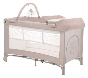 Παρκοκρέβατο 2 Θέσεων (0+ Μηνών/Έως 15kg) Kikka Boo So Gifted Plus Beige