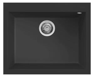 Νεροχύτης κουζίνας QUADRA 110 Nero 40 ELLECI 61x50cm