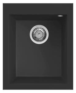 Νεροχύτης κουζίνας QUADRA 100 Nero 40 ELLECI 41x50cm