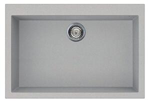 Νεροχύτης κουζίνας QUADRA 130 Titanium 73 ELLECI 79x50cm