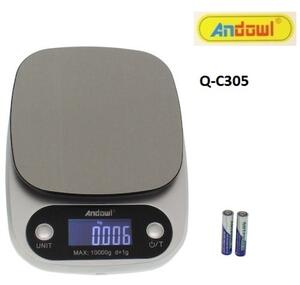 Ψηφιακή ζυγαριά κουζίνας 10 kg-1g Q-C305 ANDOWL Andowl