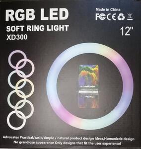 Φωτιστικό δαχτυλίδι RGB LED 30cm USB XD300 OEM