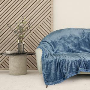 DAS HOME ΚΟΥΒΕΡΤΑ FLEECE 130Χ170 1186 DUSTY BLUE