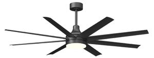 Aigostar-Ανεμιστήρας οροφής LED Dimmable LED/24W/230V 2700-6500K 165cm+RC μαύρο