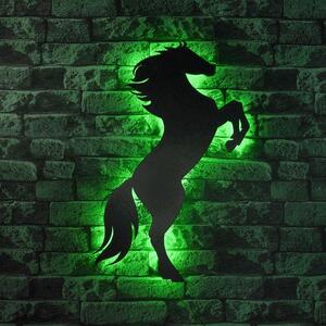 Διακοσμητικό Τοίχου Με Φως Led Wild Horse 692FRW1170 60x30cm Green-Black Wallity