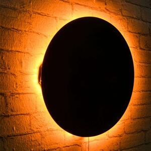 Διακοσμητικό Τοίχου Με Φως Led Circle 395NGR1855 Φ45cm Yellow-Black Wallity