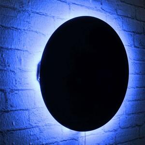 Διακοσμητικό Τοίχου Με Φως Led Circle 395NGR1853 Φ45cm Blue-Black Wallity