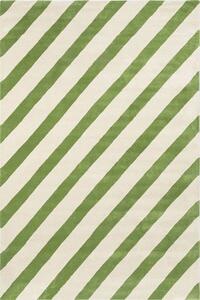 Χαλί Paper Straw 144317 Green-White Harlequin