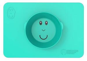 Δίσκος Εκπαίδευσης Φαγητού Matchstick Monkey Anti-Slip Bowl Green