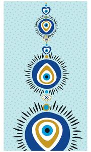 Πετσέτα Θαλάσσης Microfiber 2 Όψεων (90x160) 2 Όψεων Palamaiki EM43