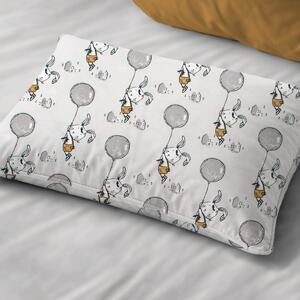 Βρεφική Μαξιλαροθήκη (35x45) Dimcol Floating Bunny 715 Grey