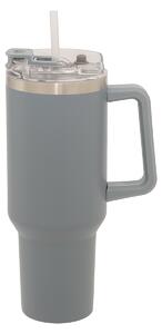 Κούπα Θερμός Με Λαβή & Καλαμάκι 1.2lt F-V Alex 198062 Grey