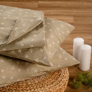 Σεντόνι Υπέρδιπλο Με Λάστιχο + Μαξιλαροθήκες Melinen Ultra Line Mini Amour L.Mocca