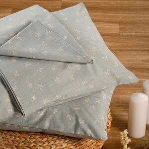 Σεντόνι Υπέρδιπλο Με Λάστιχο + Μαξιλαροθήκες Melinen Ultra Line Mini Amour Blue-Beige