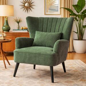 Πολυθρόνα Μπουκλέ (79x76.5x95.5) Spitishop Embrace Green