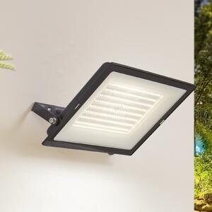 PRIOS Prios LED προβολέας εξωτερικού χώρου Maikel, 200W, 16000lm, μέταλλο, Μαύρο, Αλουμίνιο, σύγχρονο, Γωνιακός τοίχος