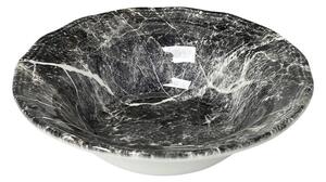 Μπωλ Σερβιρίσματος Stoneware Marble ESPIEL 15x4,5εκ. RPM207K6