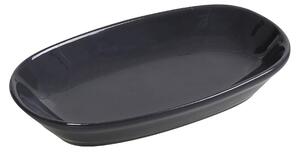 Πιατάκι Σερβιρίσματος Stoneware Anthracite Essentials ESPIEL 15x8,5εκ. OWB112K6