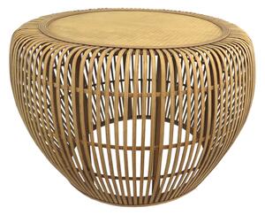 Τραπέζι Bamboo Natural Art Et Lumiere Φ75x46,5εκ. 14834