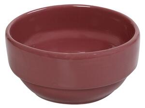 Μπωλ Σερβιρίσματος Stoneware Pomegranate Dusty Pink Essentials ESPIEL 14x6,5εκ