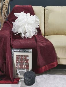 Ριχτάρι Microvelour Τετραθέσιος 180x350εκ. Venice Bordeaux SB HOME