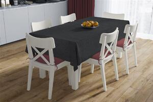 Καρές Μονόχρωμος Polycotton Αλέκιαστος 90x90εκ. Panama Black DimCol